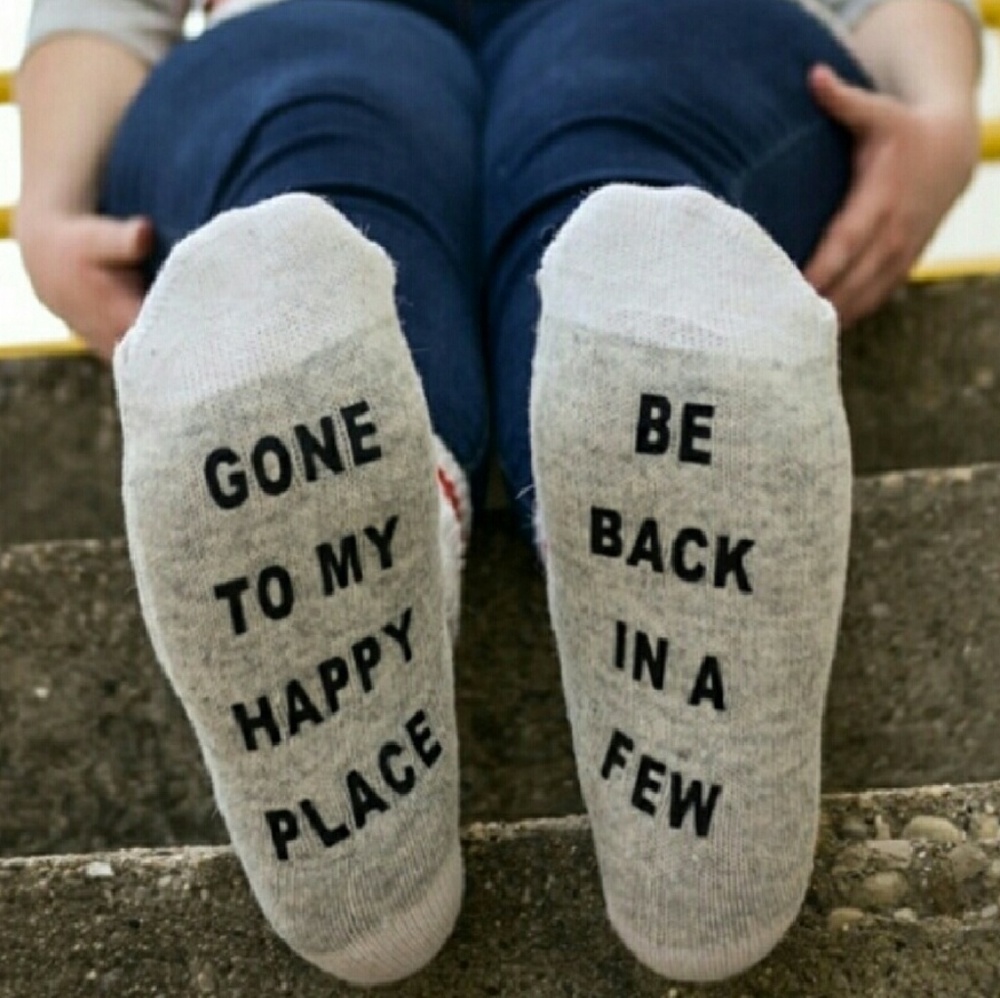 Happy Place Socks - Picture 3 of 3
